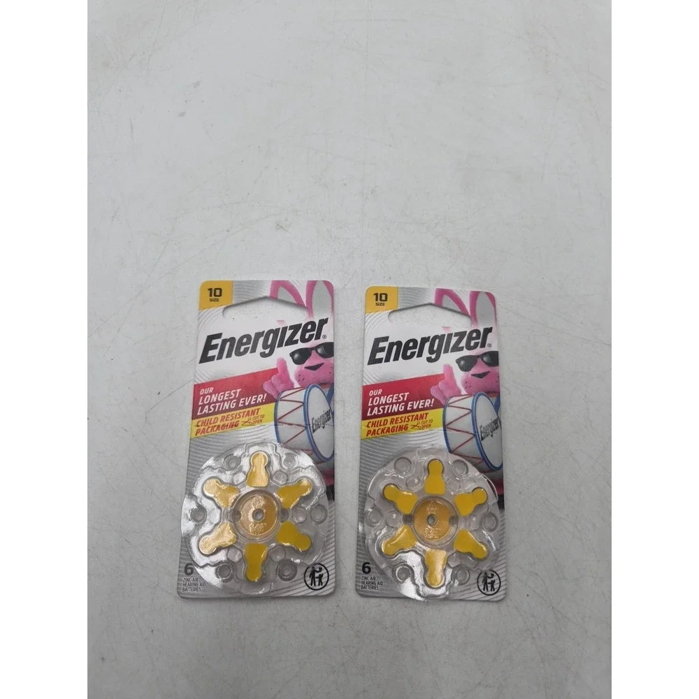 Hearing Aid Batteries Size 10 8 Count by Energizer Lot Of 2 16 Count Battery